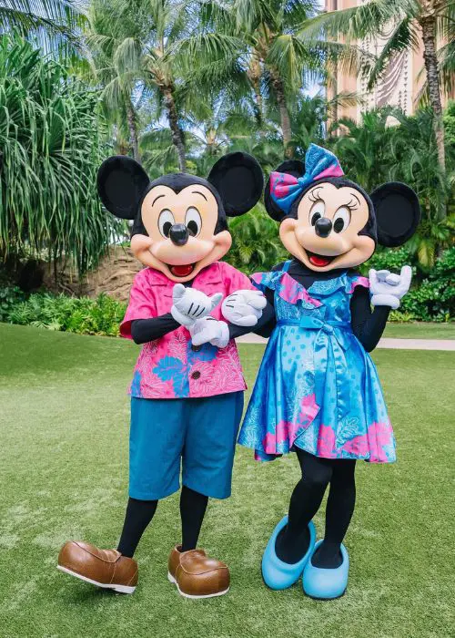 Our very favorite Mickey & Minnie Mouse at Aulani, A Disney Resort & Spa