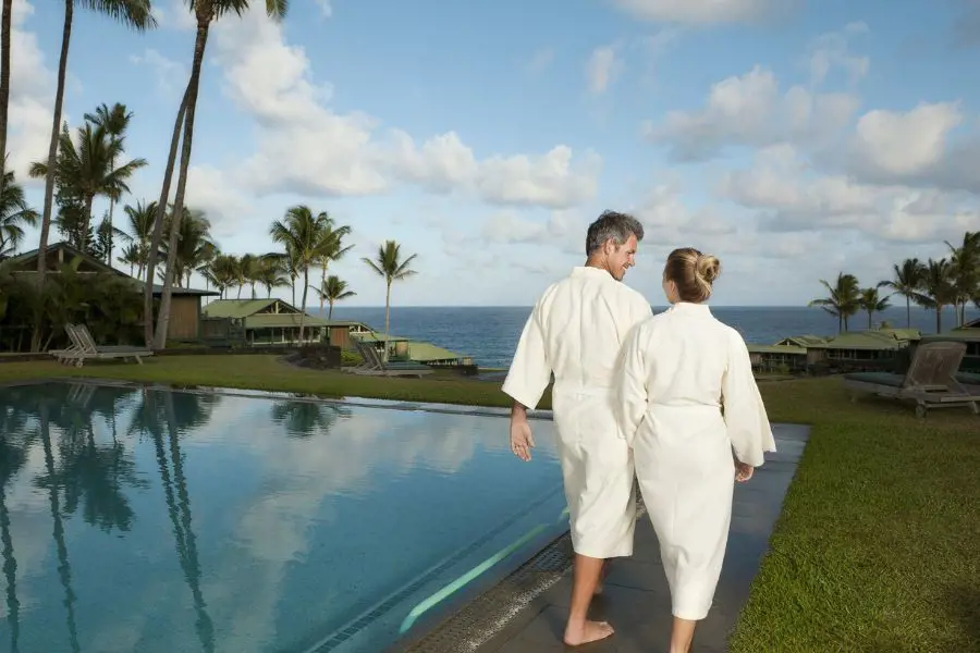 Travaasa Hana is a romantic haven that caters every whim a couple may have. 