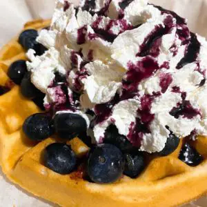 Have you tried the blue berry waffles with whipped cream and fresh blue berries at Kountry Kitchen