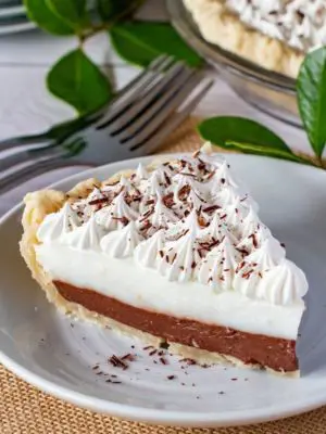 A slice of chocolate haupia pie (photo courtesy: food blogger Jeanette)
