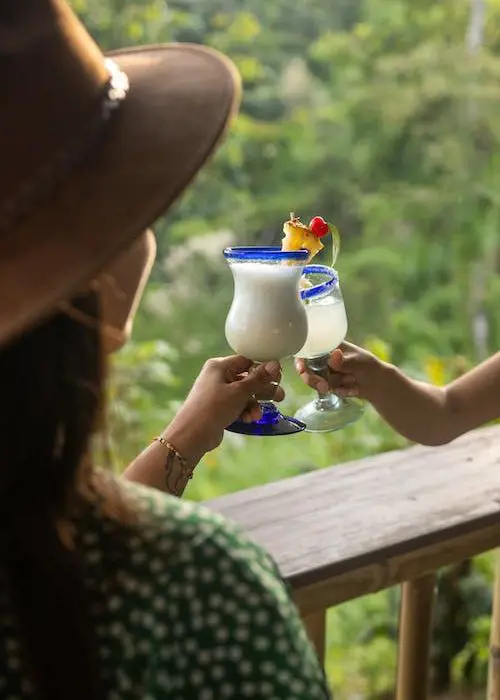 Pina Colada is one of the classic Hawaiian drinks, for a refreshing beach experience