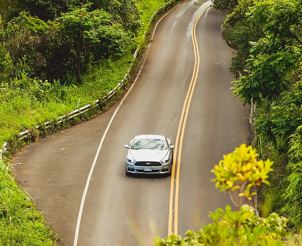 The Hana Highway is a scenic route in Maui with several attractions along the way