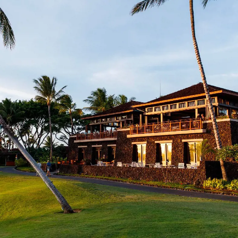 A fully renovated and beautiful two-story bungalow accommodation at Four Seasons Resort Hualalai