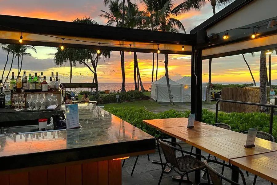 Morimoto Maui is famous for serving tasty Japanese cuisines with a nice ocean view