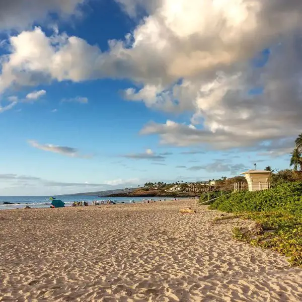 Hapuna Beach is Big Island’s widest stretch of white sand.